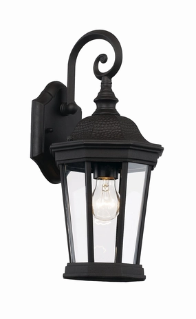 Westfield One Light Wall Lantern BlackOutdoor wall sconces with motion sensor
