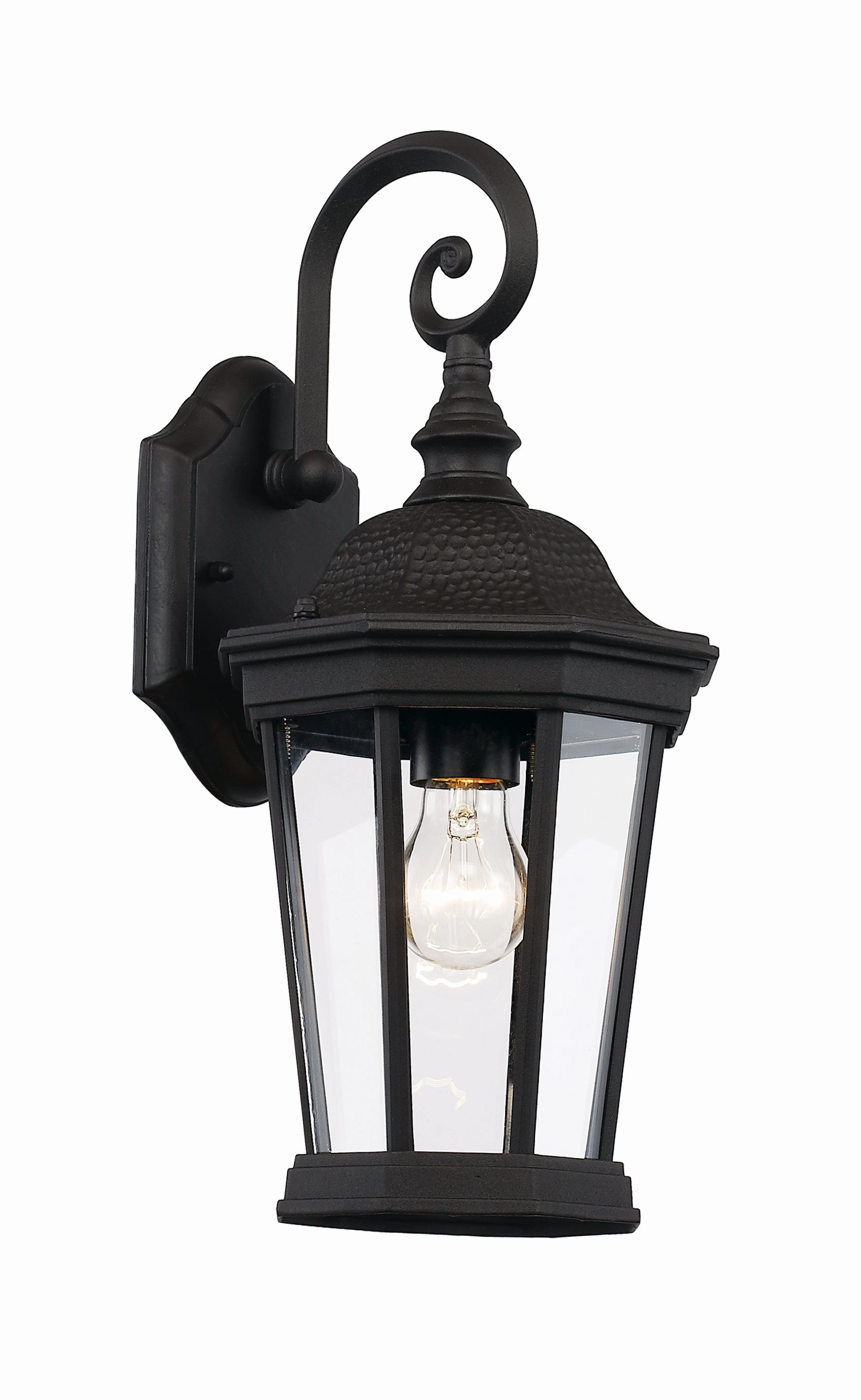 Westfield One Light Wall Lantern BlackOutdoor wall sconces with motion sensor