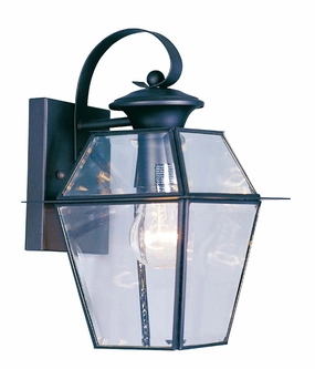 Westover One Light Outdoor Wall Lantern BlackOutdoor wall sconces with motion sensor