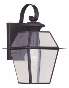 Westover One Light Outdoor Wall Lantern BronzeOutdoor wall sconces with motion sensor