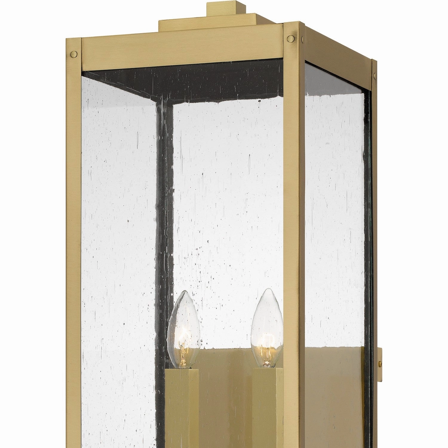 Westover Two Light Outdoor Wall Mount Antique Brass