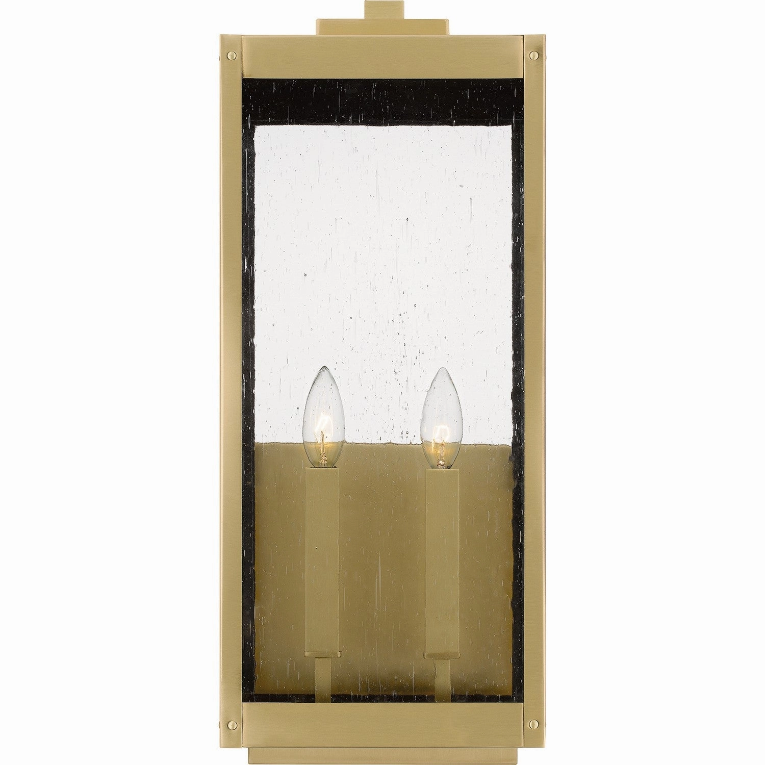 Westover Two Light Outdoor Wall Mount Antique Brass