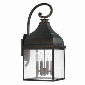 Westridge Four Light Outdoor Wall Lantern Old BronzeOutdoor wall sconces with motion sensor