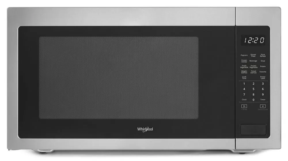 Whirlpool WMC50522HS 2.2 Cu. Ft. Countertop Microwave With 1,200-Watt Cooking Power