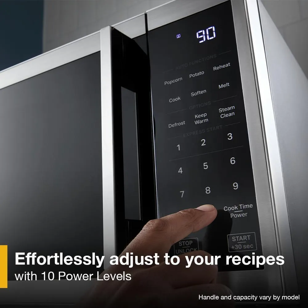 Whirlpool WMCS3019RS 0.9 Cu. Ft. Stainless Steel Countertop Microwave With Steam Clean - 900 Watt