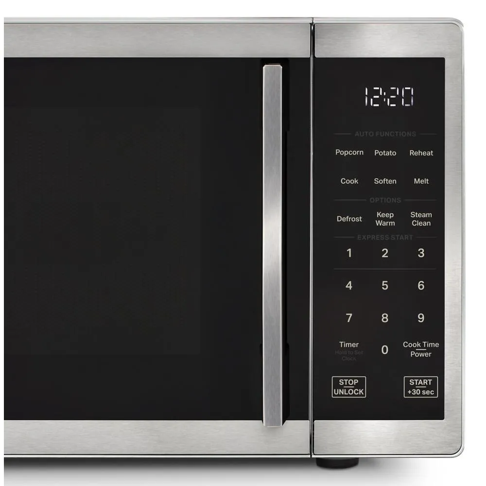 Whirlpool WMCS3019RS 0.9 Cu. Ft. Stainless Steel Countertop Microwave With Steam Clean - 900 Watt