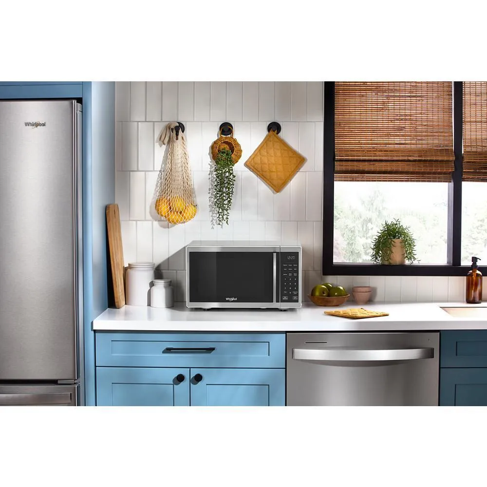 Whirlpool WMCS3019RS 0.9 Cu. Ft. Stainless Steel Countertop Microwave With Steam Clean - 900 Watt