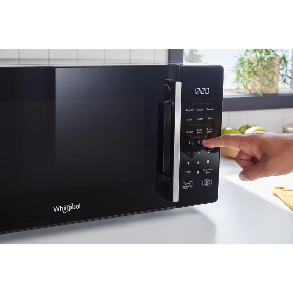 Whirlpool WMCS3019RS 0.9 Cu. Ft. Stainless Steel Countertop Microwave With Steam Clean - 900 Watt