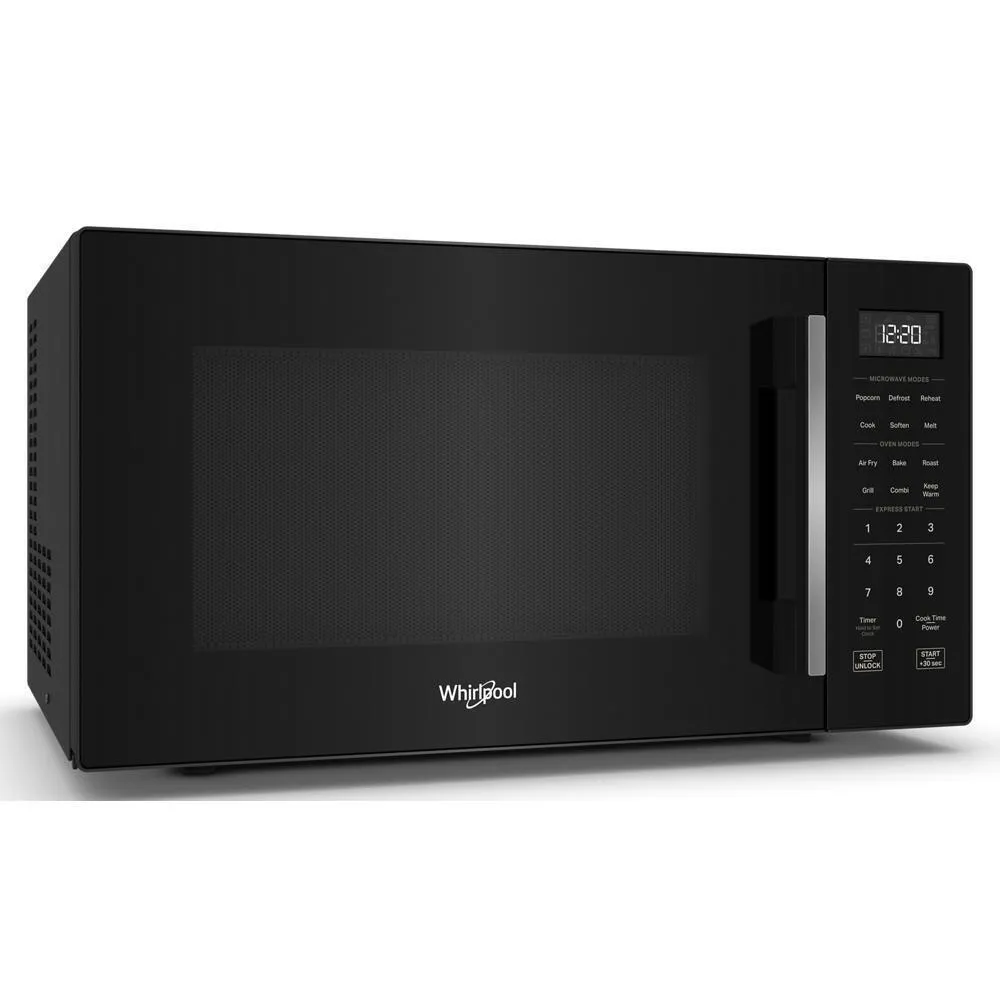 Whirlpool WMCS5522RB 1.0 Cu. Ft. Black All-In-One Multifunctional Countertop Microwave With Air Fry - 900 Watt