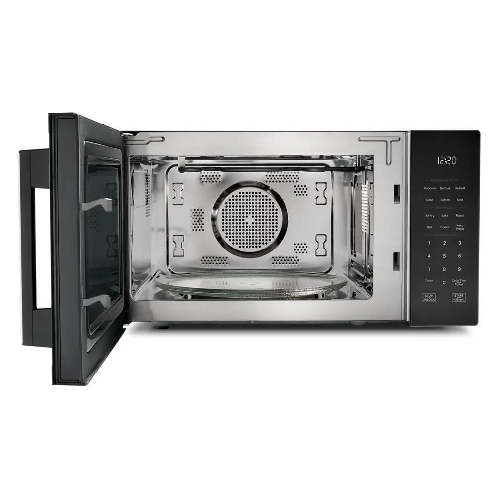 Whirlpool WMCS5522RB 1.0 Cu. Ft. Black All-In-One Multifunctional Countertop Microwave With Air Fry - 900 Watt