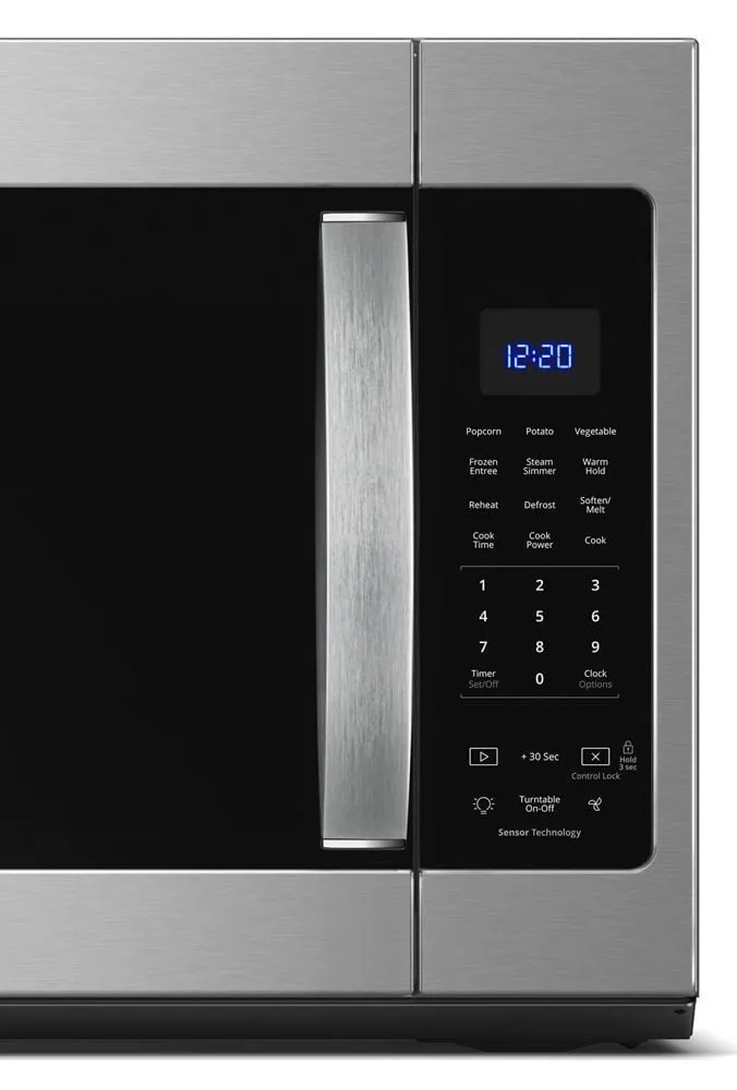 Whirlpool WMH32519HZ 1.9 Cu. Ft. Capacity Steam Microwave With Sensor Cooking