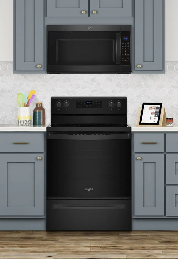 Whirlpool WMH53521HB 2.1 Cu. Ft. Over-The-Range Microwave With Steam Cooking