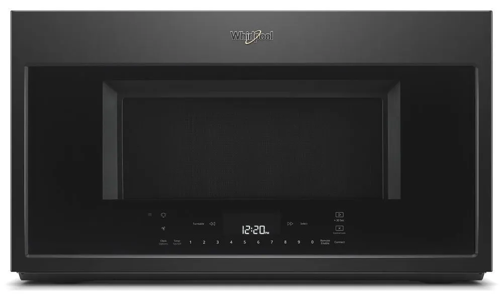 Whirlpool WMH78019HB 1.9 Cu. Ft. Smart Over-The-Range Microwave With Scan-To-Cook Technology 1