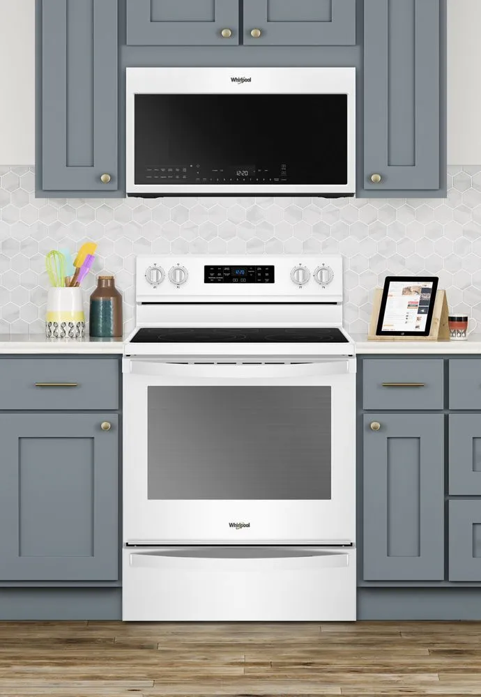 Whirlpool WMH78019HW 1.9 Cu. Ft. Smart Over-The-Range Microwave With Scan-To-Cook Technology 1