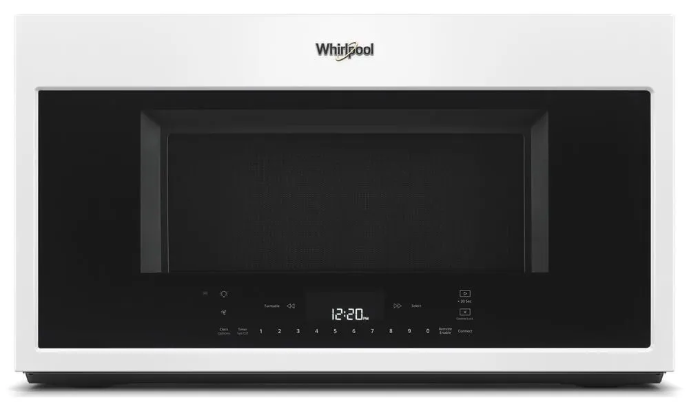 Whirlpool WMH78019HW 1.9 Cu. Ft. Smart Over-The-Range Microwave With Scan-To-Cook Technology 1