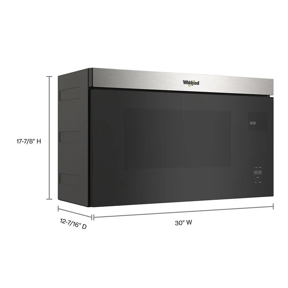 Whirlpool WMMF5930PZ 1.1 Cu. Ft. Flush Mount Microwave With Turntable-Free Design