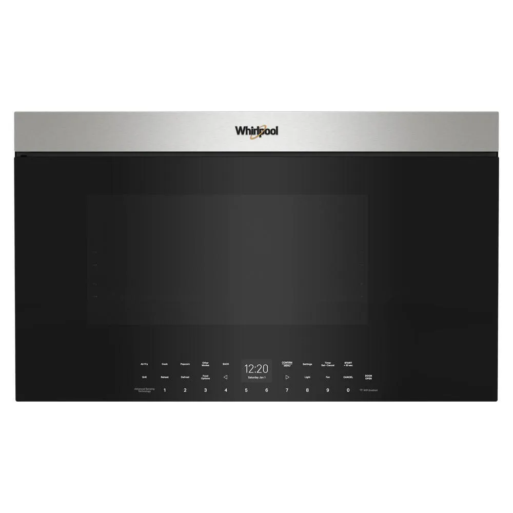 Whirlpool WMMF7530RZ Air Fry Over-The-Range Microwave With Advanced Sensing Technology