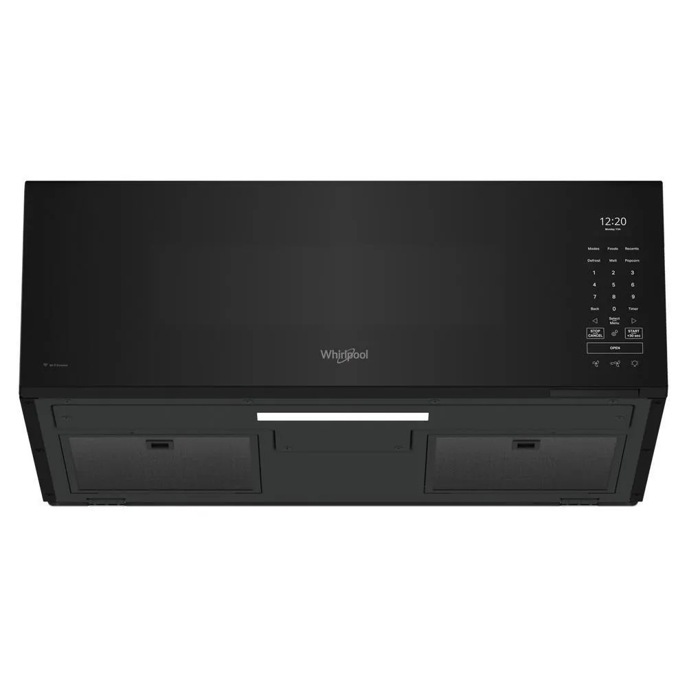 Whirlpool WMML5530RB 1.1 Cu. Ft. Smart Low Profile Microwave Hood Combination With 450 Crm 4-Speed Venting