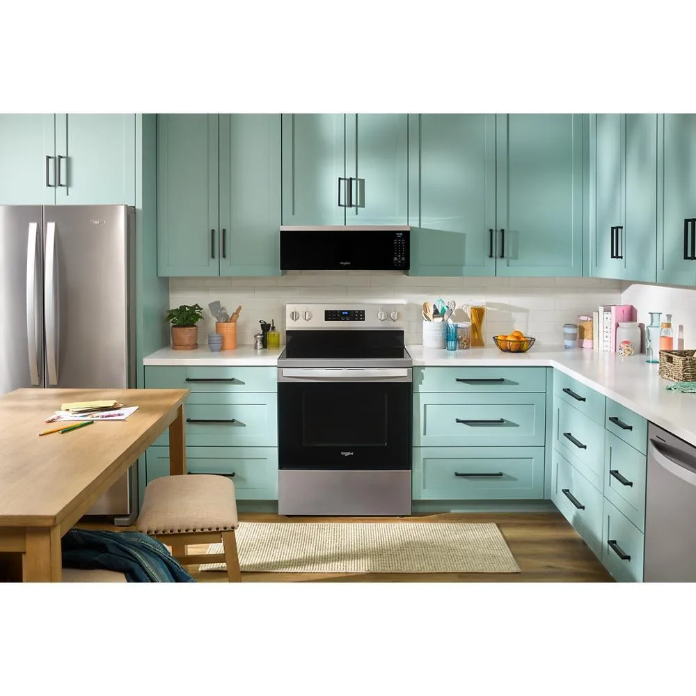 Whirlpool WMML5530RZ 1.1 Cu. Ft. Smart Low Profile Microwave Hood Combination With 450 Crm 4-Speed Venting