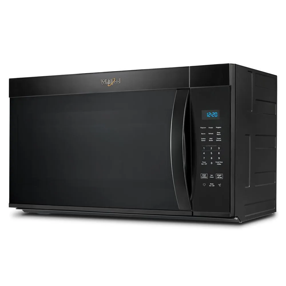 Whirlpool WMMS3130RB 30 W 1.7 Cu. Ft Over The Range Microwave With 1000-Watts Cooking Power