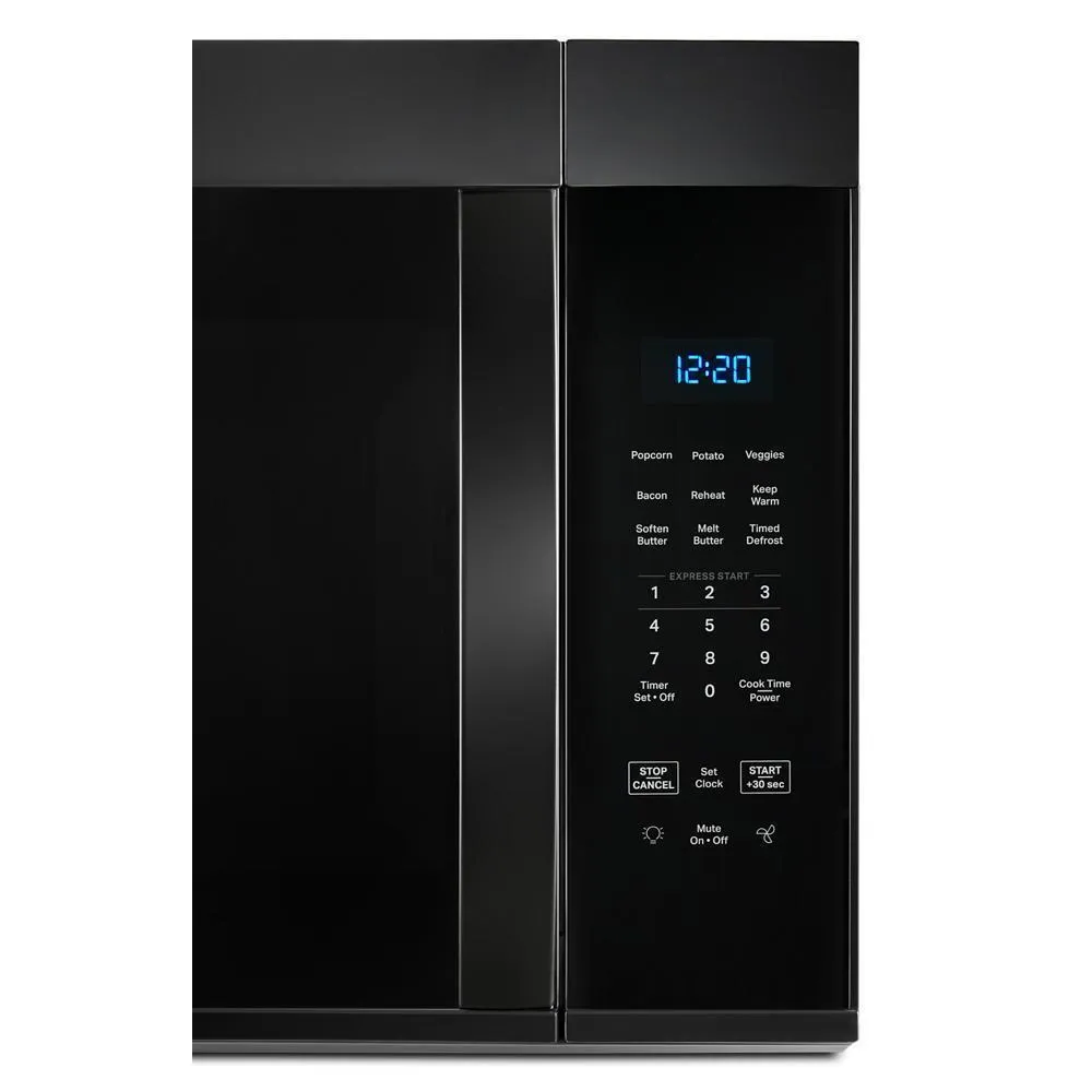 Whirlpool WMMS3130RB 30 W 1.7 Cu. Ft Over The Range Microwave With 1000-Watts Cooking Power