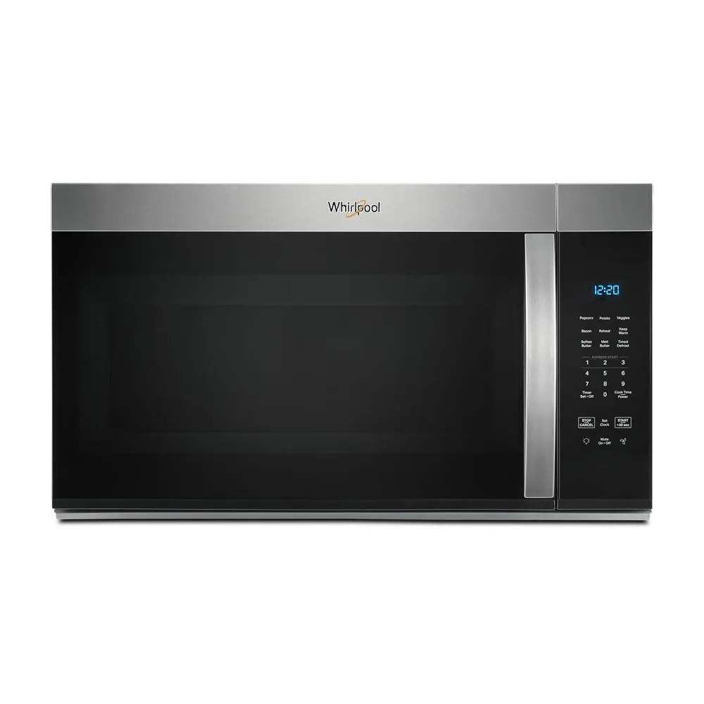 Whirlpool WMMS3130RZ 30 W 1.7 Cu. Ft Over The Range Microwave With 1000-Watts Cooking Power