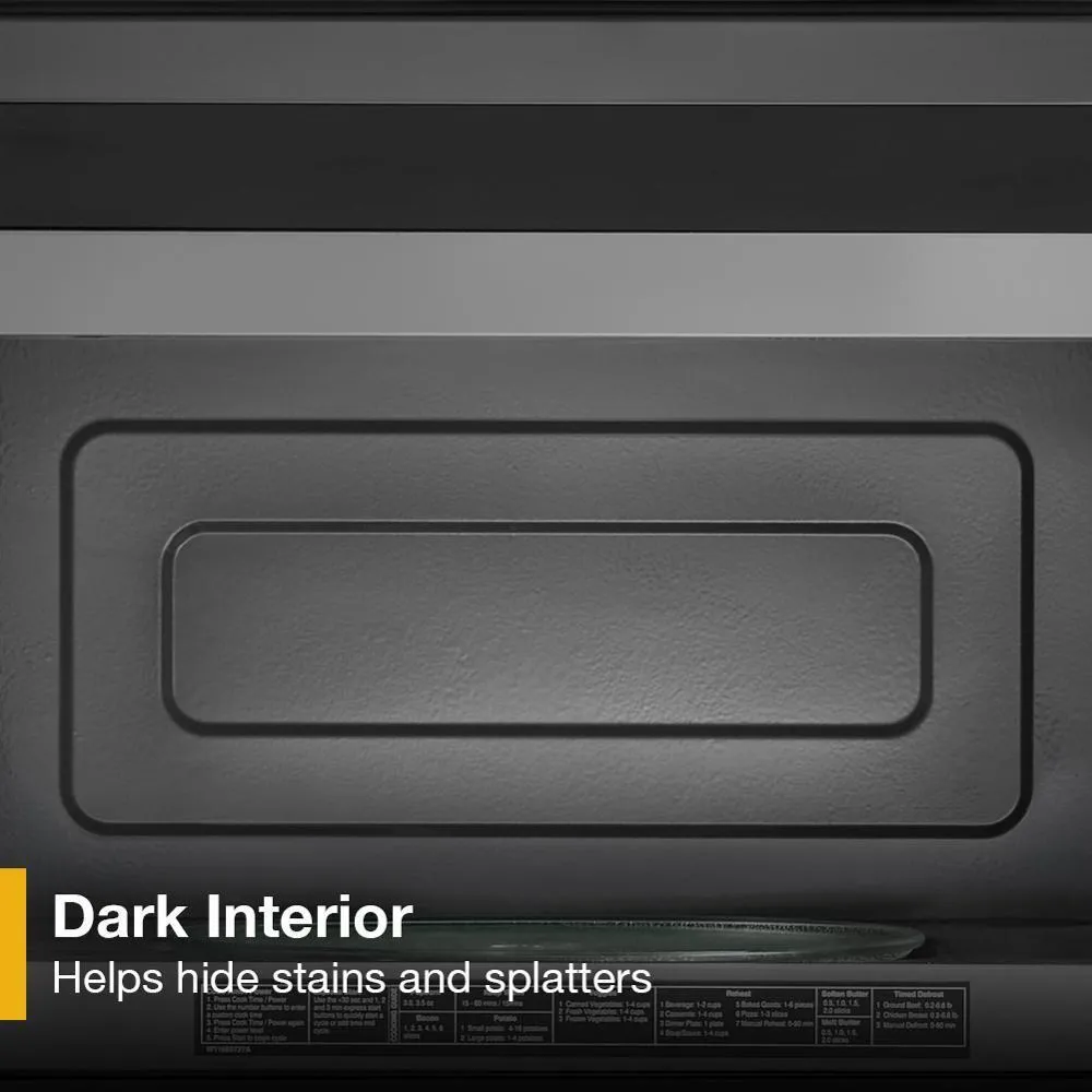 Whirlpool WMMS3130RZ 30 W 1.7 Cu. Ft Over The Range Microwave With 1000-Watts Cooking Power