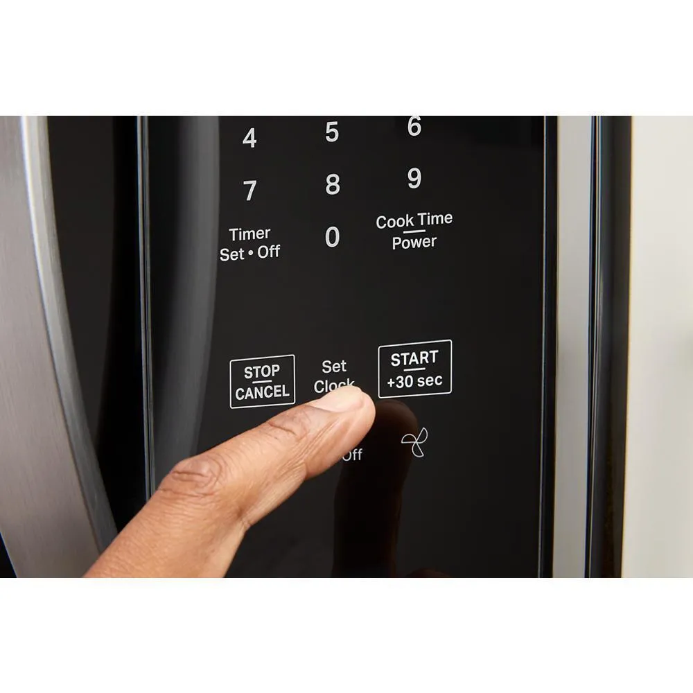 Whirlpool WMMS3130RZ 30 W 1.7 Cu. Ft Over The Range Microwave With 1000-Watts Cooking Power