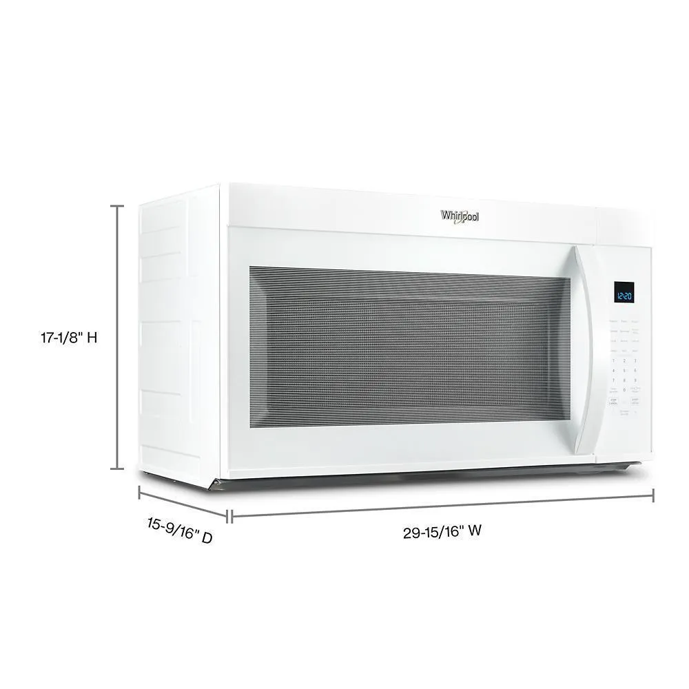Whirlpool WMMS3330RW 30 W 1.9 Cu. Ft Over The Range Microwave With Sensor Cooking