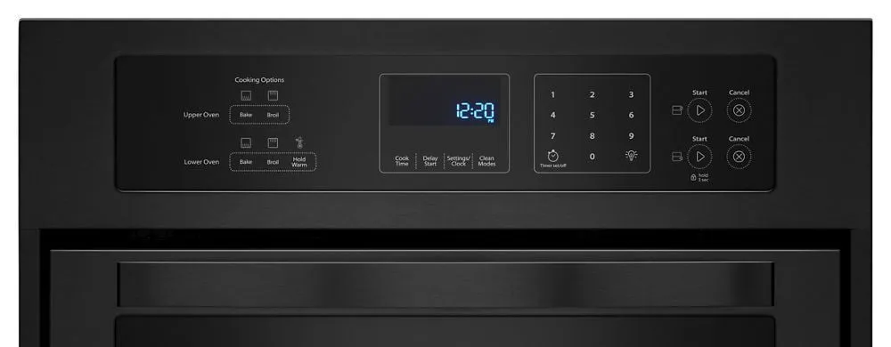 Whirlpool WOD51ES4EB 6.2 Cu. Ft. Double Wall Oven With High-Heat Self-Cleaning System
