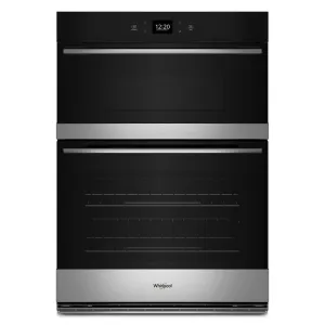 Whirlpool WOEC5930LZ 6.4 Total Cu. Ft. Combo Wall Oven With Air Fry When Connected