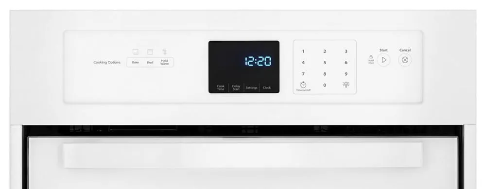 Whirlpool WOS11EM4EW 3.1 Cu. Ft. Single Wall Oven With Accubake? System