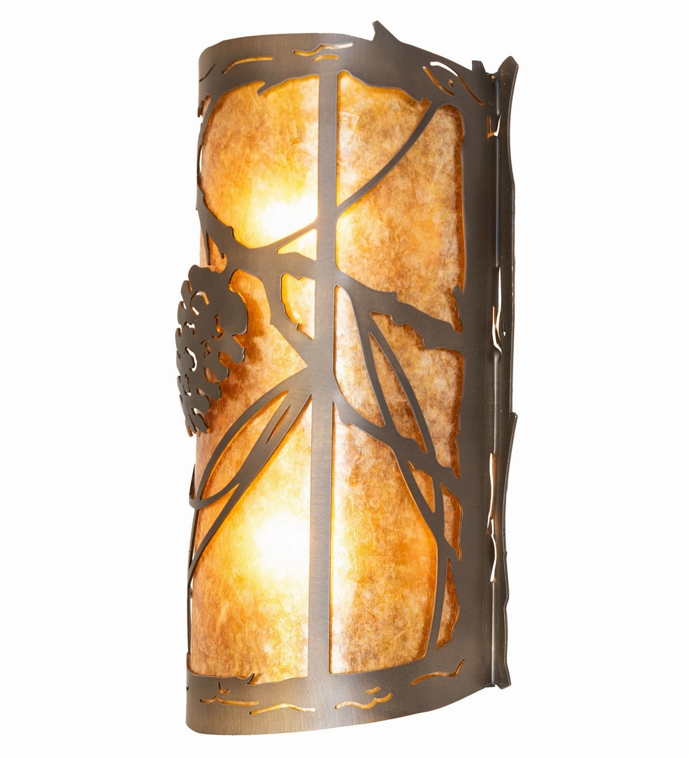 Whispering Pines Two Light Wall Sconce Antique Copper