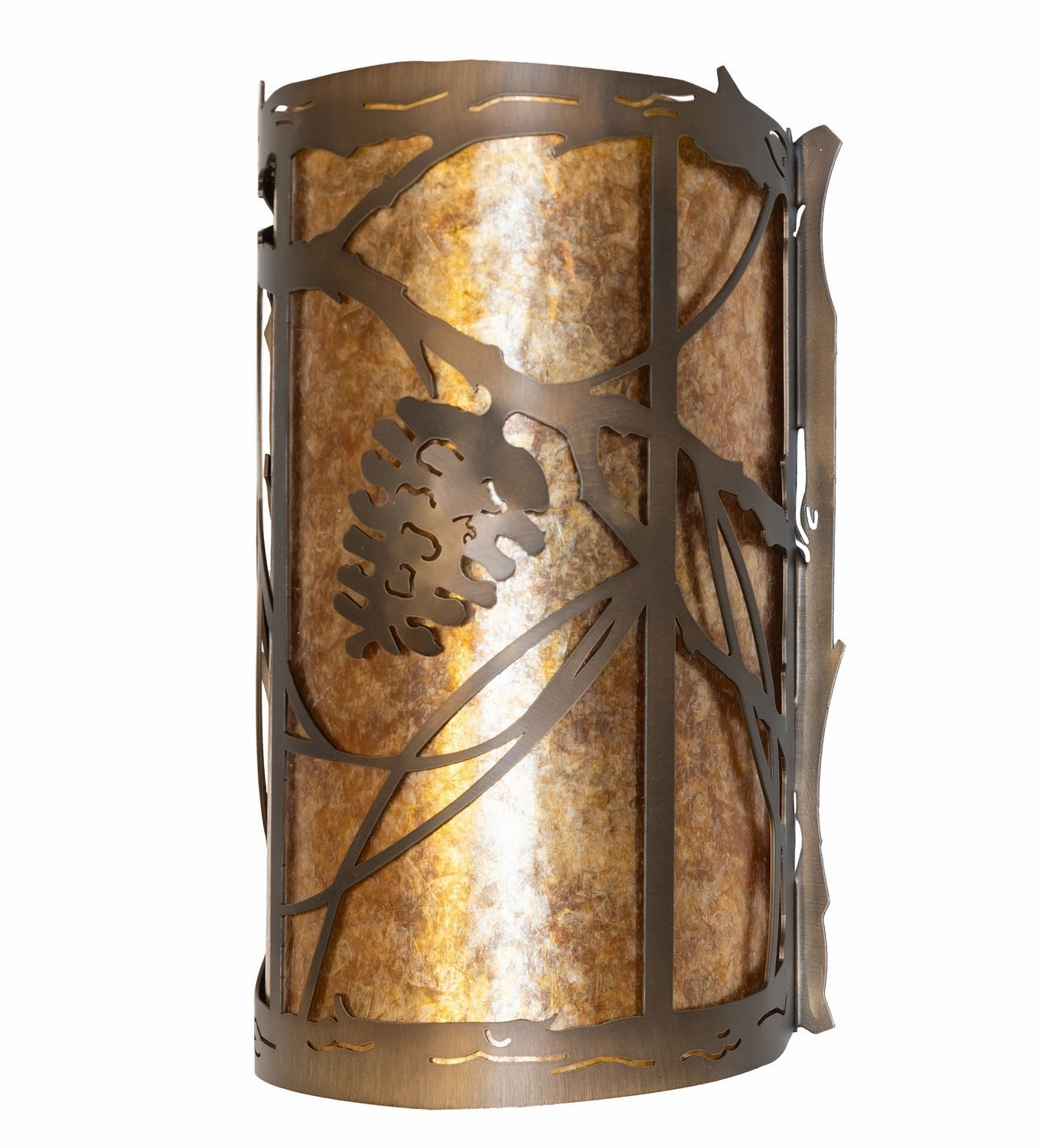 Whispering Pines Two Light Wall Sconce Antique Copper