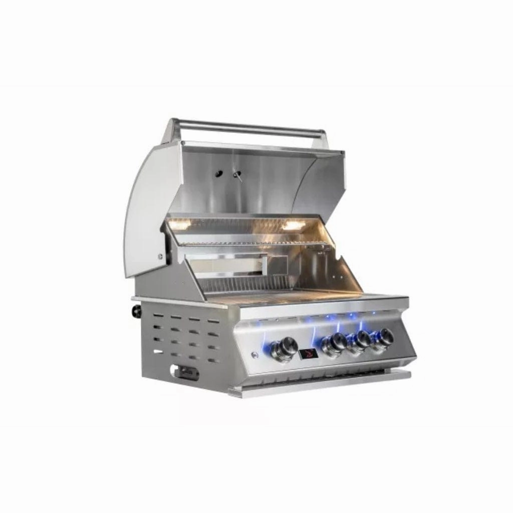 Whistler by Bonfire Outdoor 28 inch 3-Burner Built-In Natural Gas Grill with Infrared Rear Burner CBB3-NG