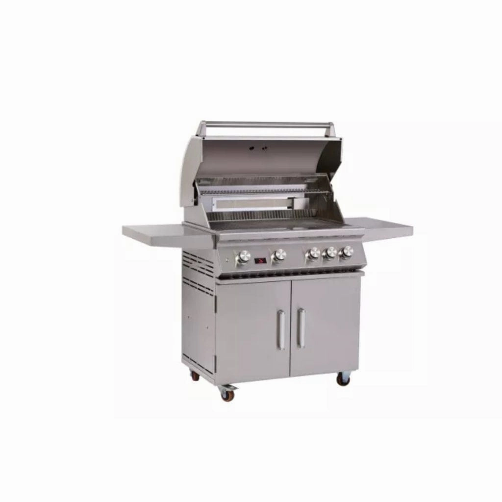 Whistler by Bonfire Outdoor 34 inch 4-Burner Freestanding Natural Gas Grill with Infrared Rear Burner CBF4DD-NG