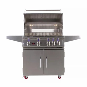 Whistler by Bonfire Outdoor 34 inch 4-Burner Freestanding Natural Gas Grill with Infrared Rear Burner CBF4DD-NG large capacity charcoal BBQ grills