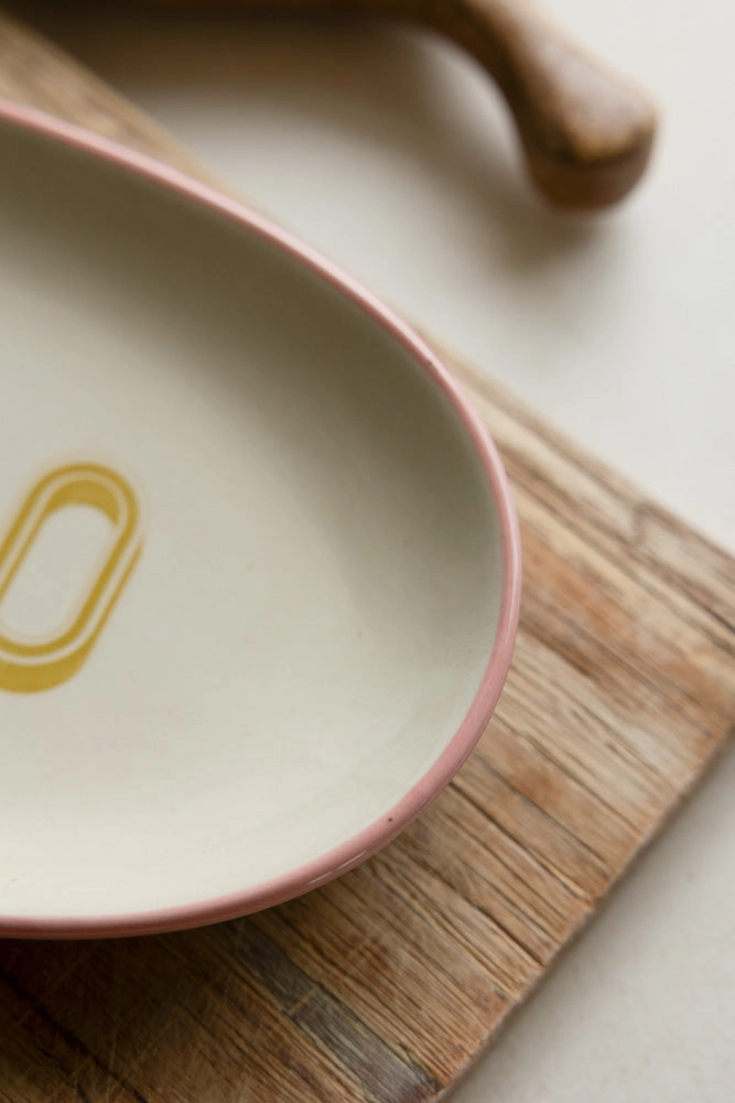 White Ciao Plate