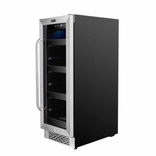 Whynter BBR-638SB 12 inch Built-In 60 Can Undercounter Stainless Steel Beverage Refrigerator with Reversible Door, Digital Control, Lock and Carbon Filter