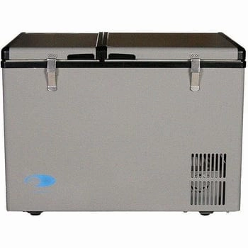 Whynter FM-62DZ 62 Quart Dual Zone Portable Fridge/ Freezer outdoor beverage cooler with wheels
