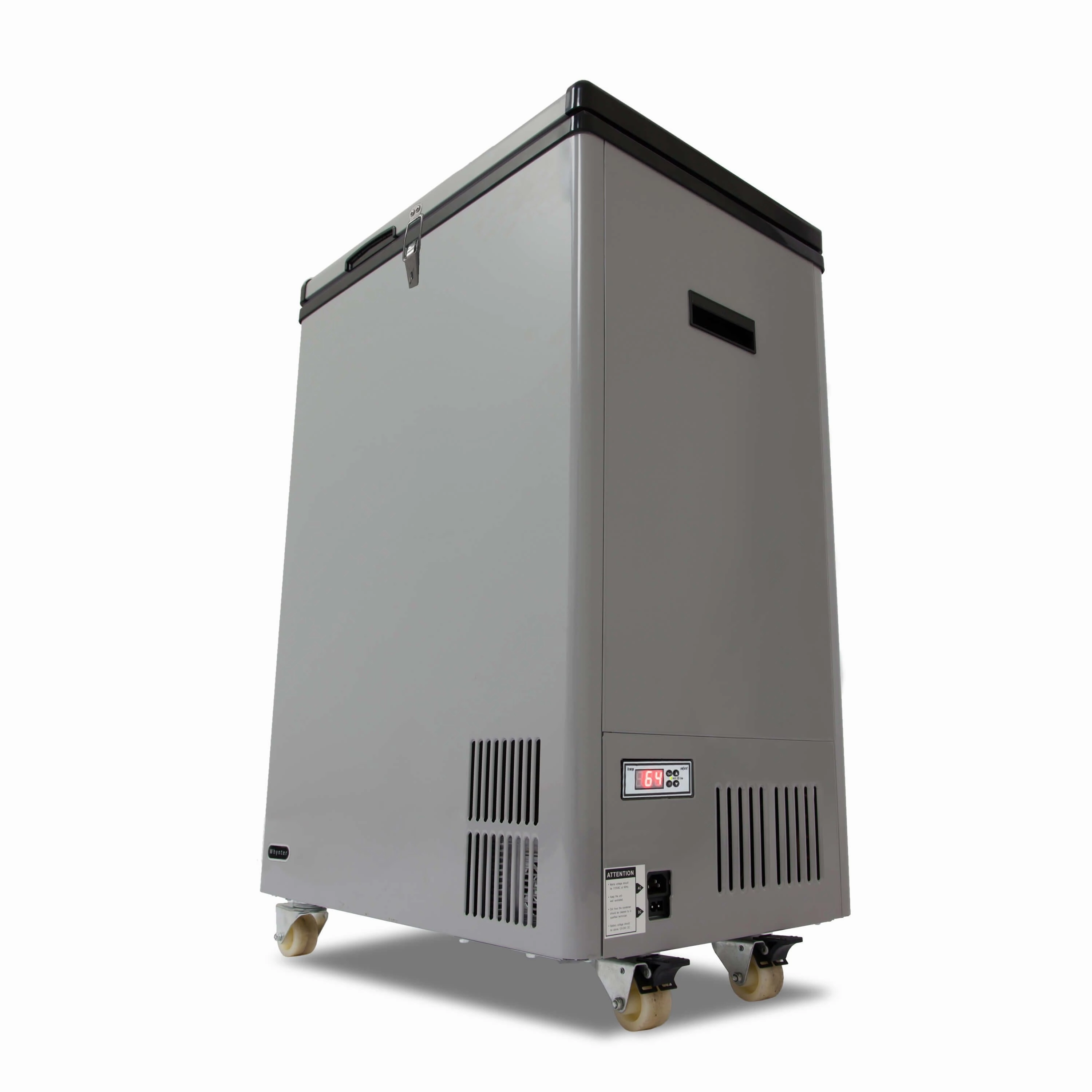Whynter FM-951GW 95 Quart Portable Wheeled Refrigerator/Freezer with Door Alert and 12v Option