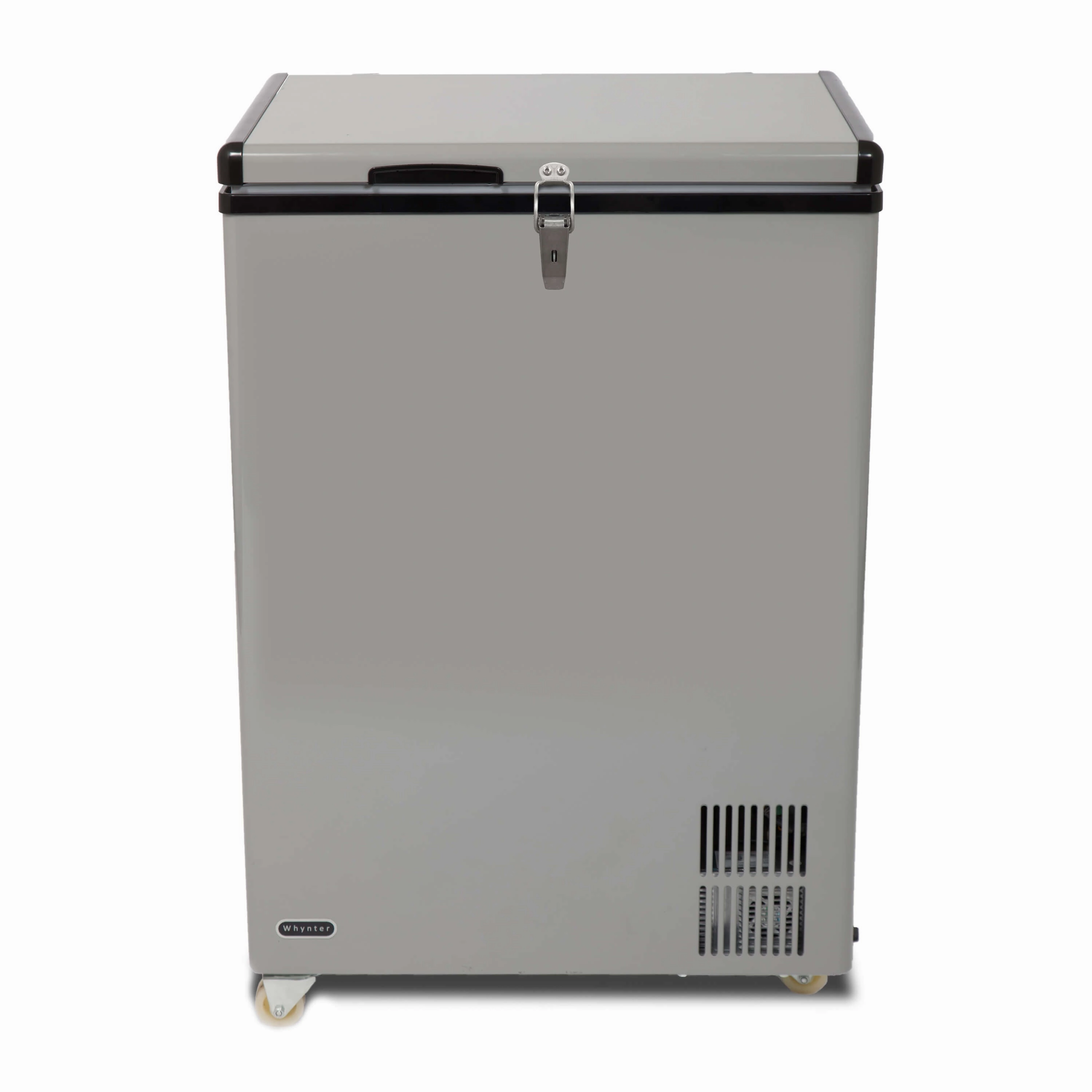 Whynter FM-951GW 95 Quart Portable Wheeled Refrigerator/Freezer with Door Alert and 12v Option outdoor beverage cooler with wheels