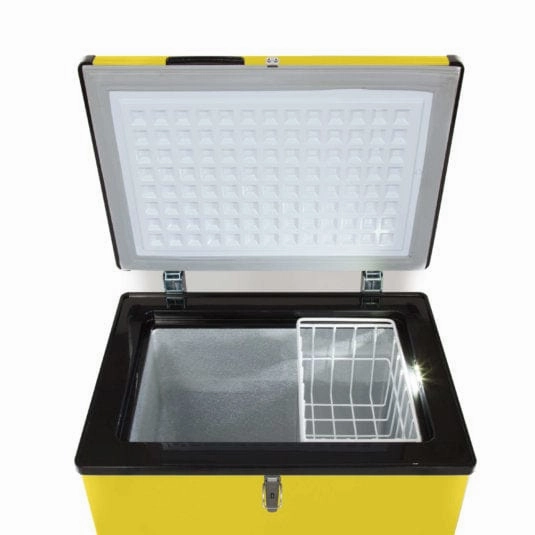 Whynter FM-951YW 95 Quart Portable Wheeled Refrigerator/Freezer with Door Alert and 12v Option Limited Edition Yellow