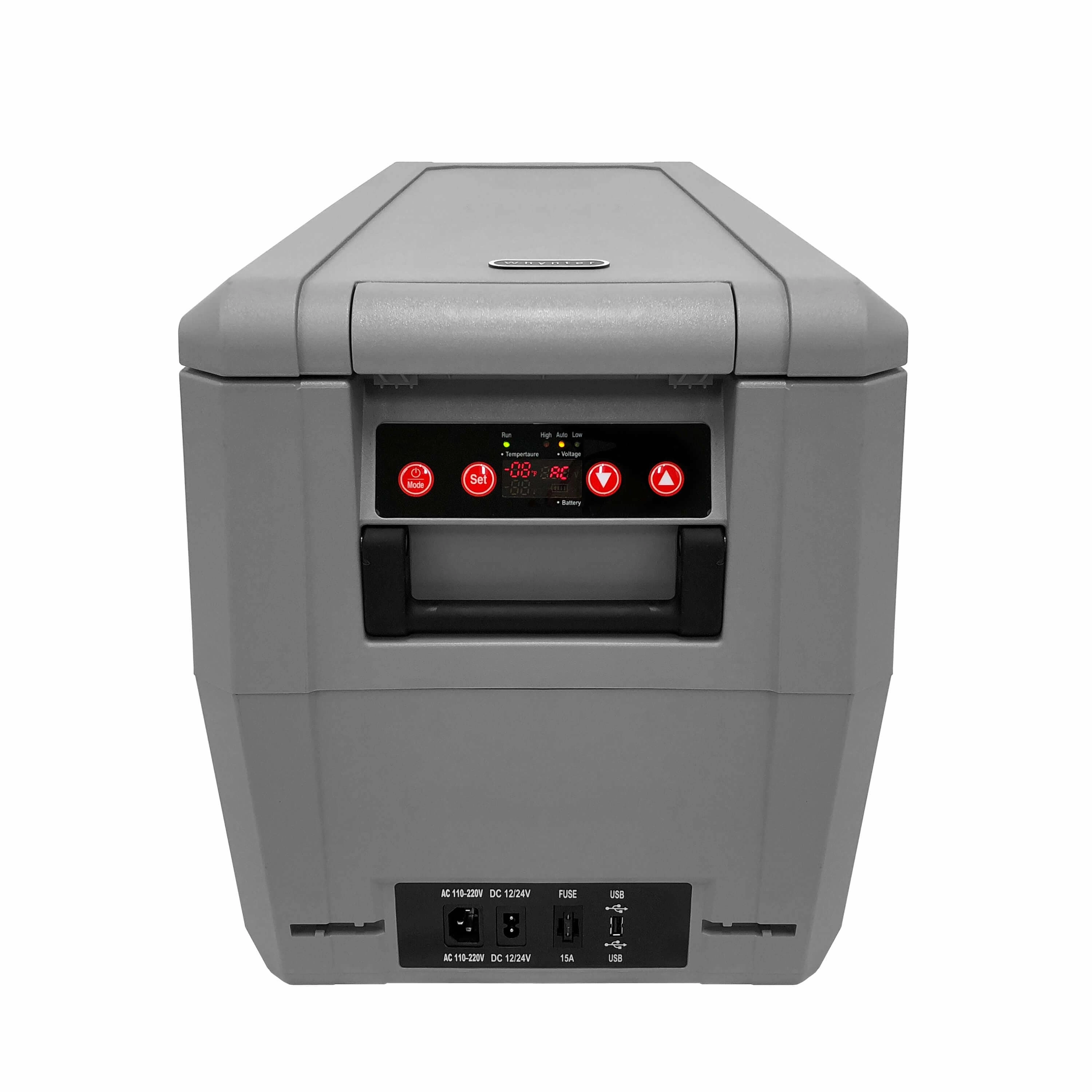 Whynter FMC-350XP 34 Quart Compact Portable Freezer Refrigerator with 12v DC Option outdoor beverage cooler with wheels