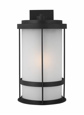 Wilburn One Light Outdoor Wall Lantern BlackOutdoor wall sconces with motion sensor