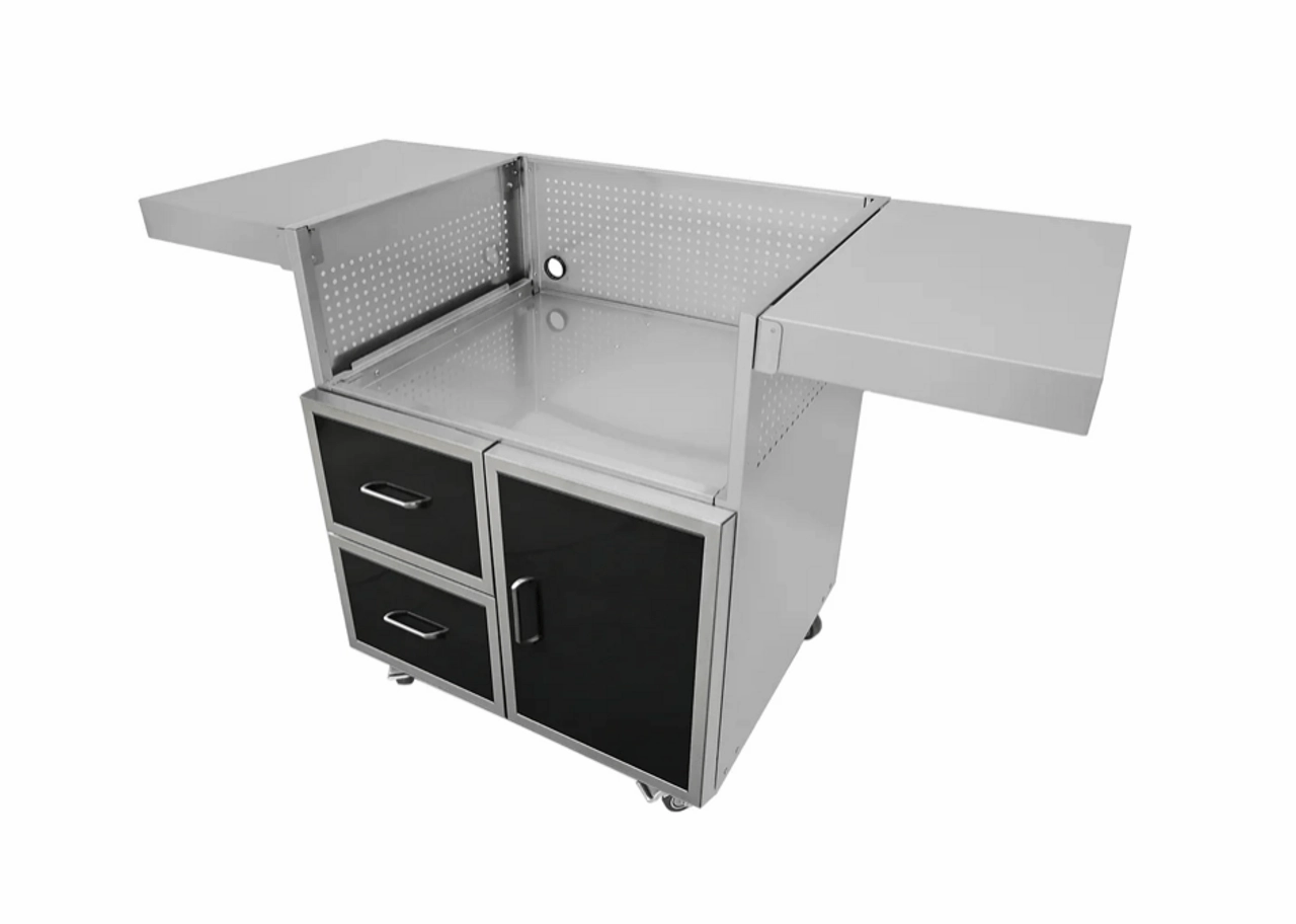 Wildfire 36-Inch Black Stainless Steel Grill Cart WF-CART36-CGG-BSSStainless steel BBQ tool set