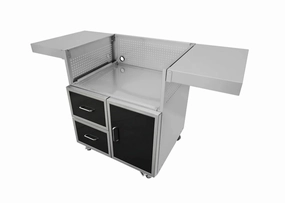 Wildfire 36-Inch Black Stainless Steel Grill Cart WF-CART36-CGG-BSSStainless steel BBQ tool set