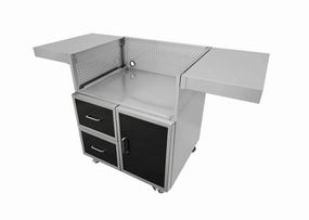 Wildfire 42-Inch Black Stainless Steel Grill Cart WF-CART42-CGG-BSSStainless steel BBQ tool set