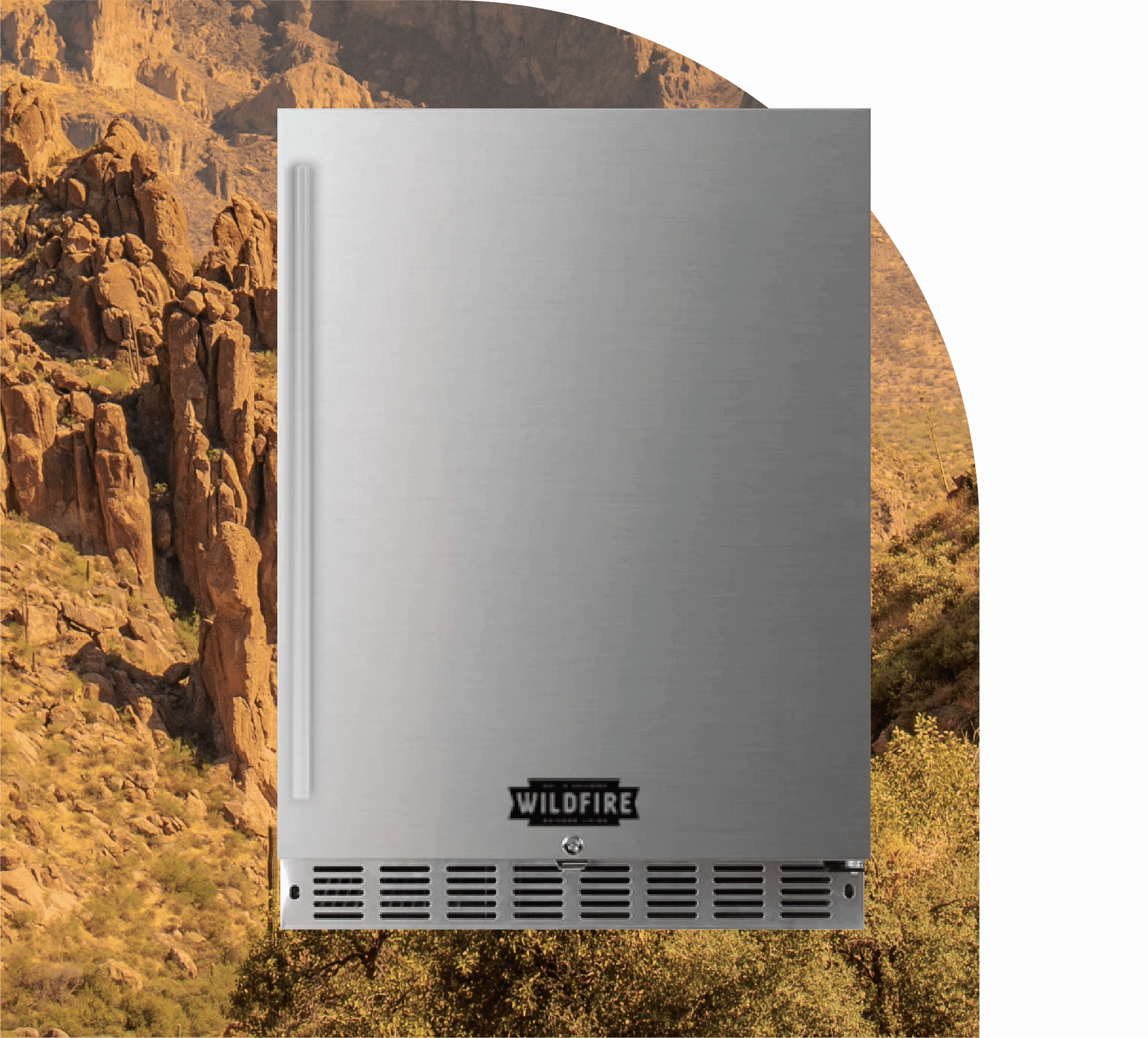 Wildfire Stainless Steel 15" / 24" Outdoor Fridge WFR