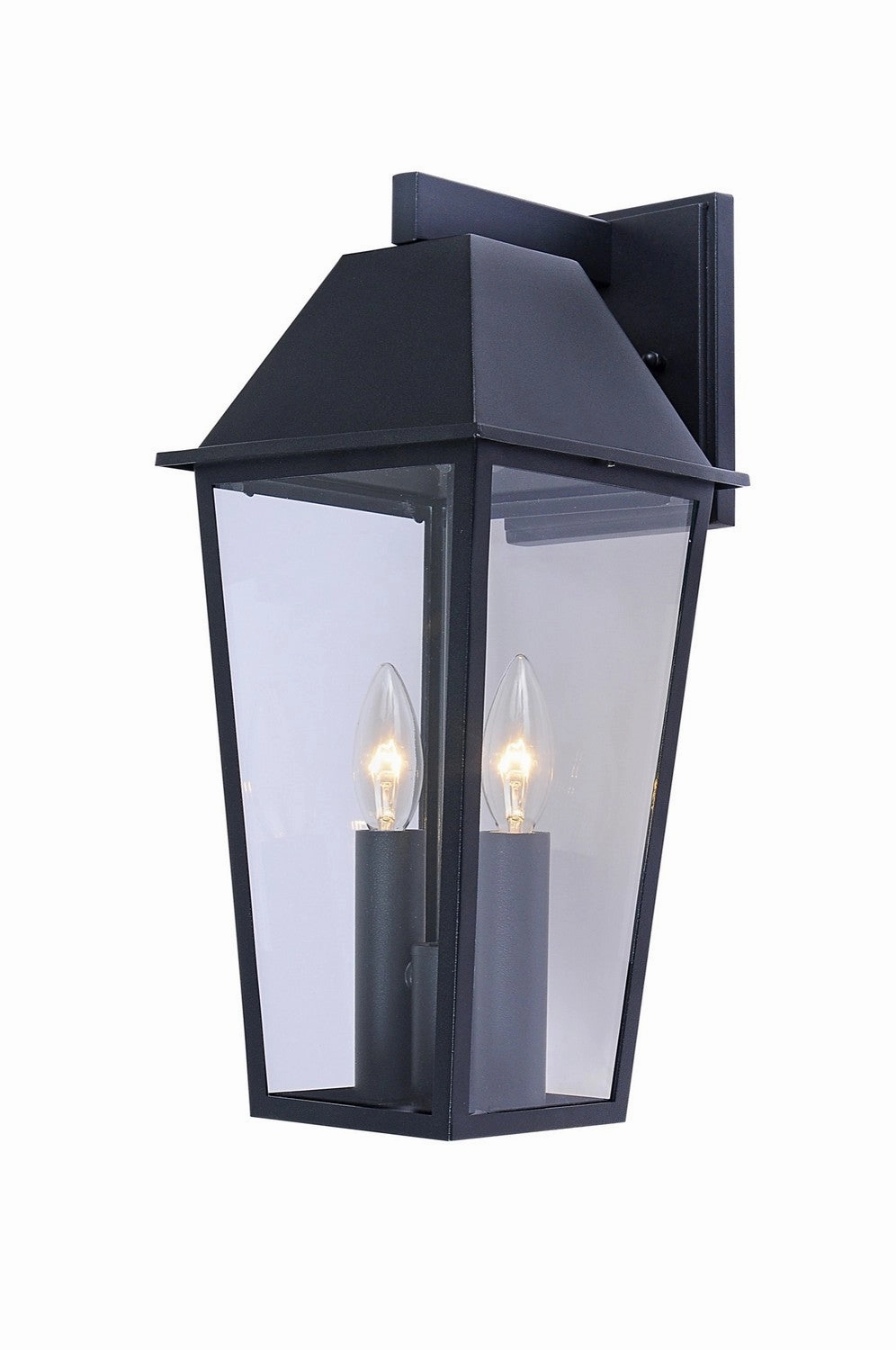 Winchester Two Light Outdoor Wall Mount BlackOutdoor wall sconces with motion sensor